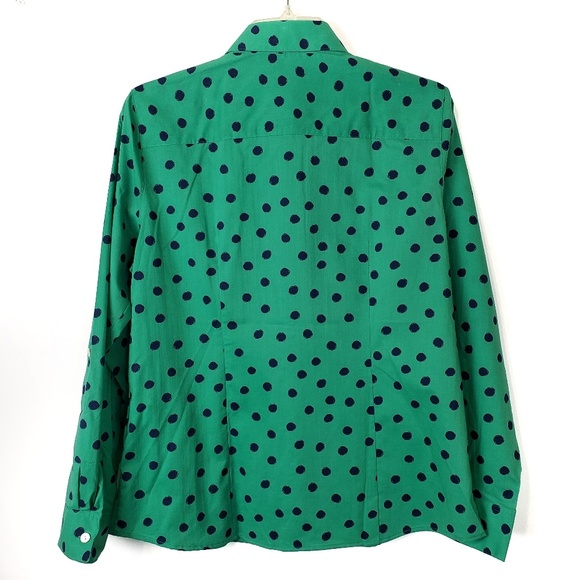 NWOT ORVIS Wrinkle Resistant Polka Dot Shirt - Picture 5 of 6